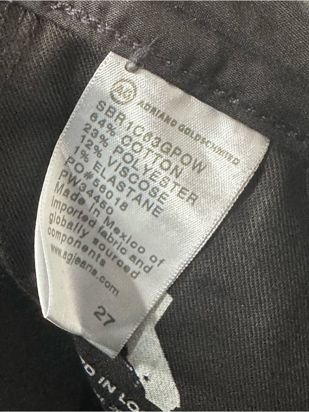 New! AG The Caden Tailored Trouser Color:GPOW 27 - Picture 9 of 9
